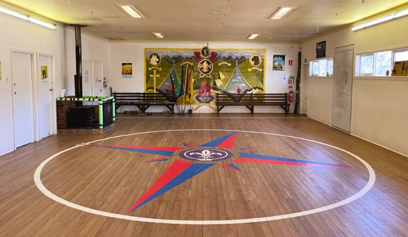 Interior of Blackheath Scout Hall
